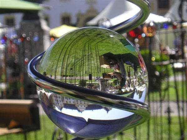 Original Kugelspirale mit Kristallkugel, Windspiel, made in Germany – Bild 3