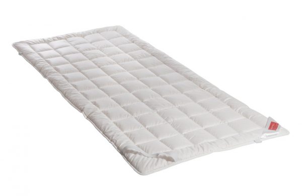 HEFEL Pure Wool Schafschurwolle Unterbett - Matratzenauflage mit Eckgummibändern, 400 g/m², verschiedene Größen