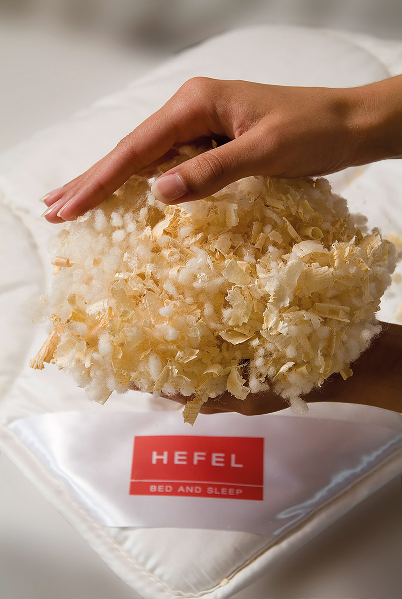 HEFEL Wellness Zirbe Unterbett – Schafschurwolle & Zirbenflocken, 700 g/m² – Verschiedene Größen – Bild 3