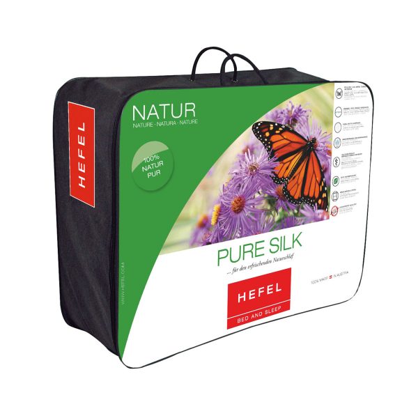 HEFEL Pure Silk Kopfkissen – Wildseide-Kissen, für natürlichen Schlafkomfort, in verschiedenen Größen – Bild 3
