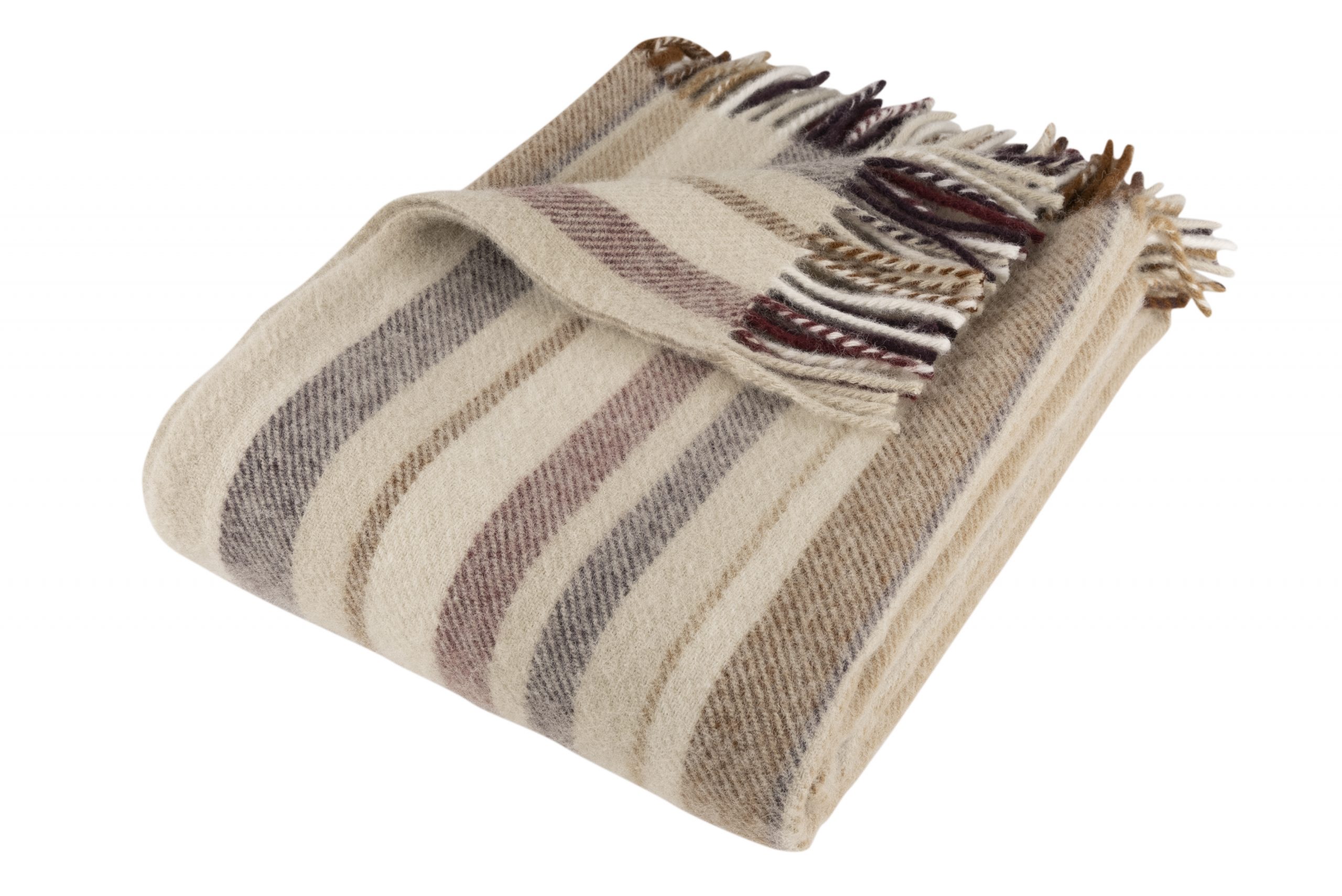 Wolldecke 100 % Schurwolle, Woolmark-zertifiziert, 130 x 200 cm, Scandi Stil – Bild 5