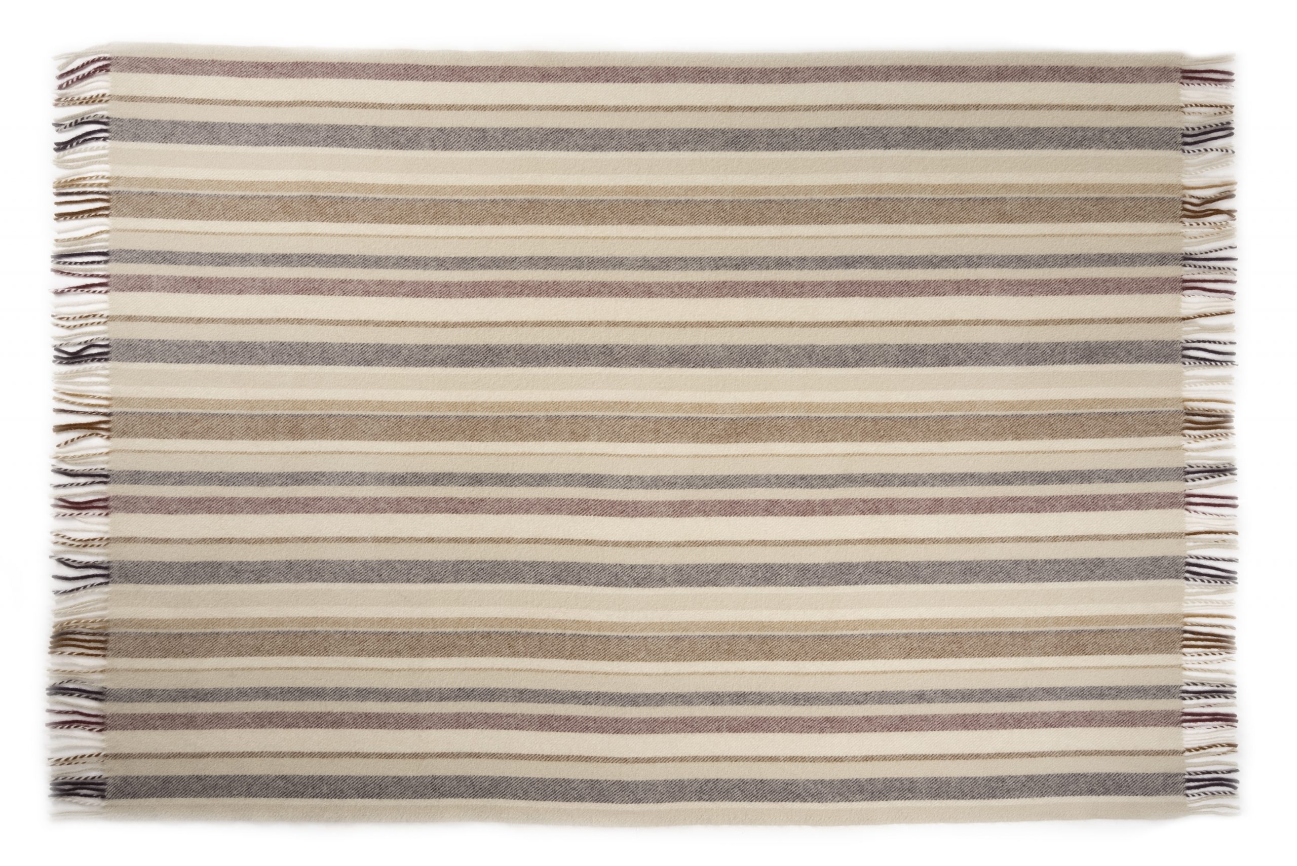 Wolldecke 100 % Schurwolle, Woolmark-zertifiziert, 130 x 200 cm, Scandi Stil – Bild 4